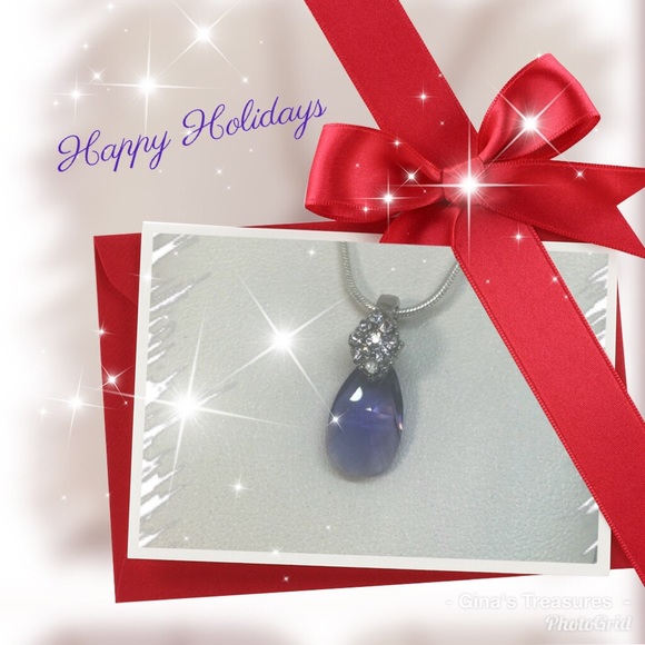 New Tanzanite Pendant & Rhinestones - Picture 5 of 5